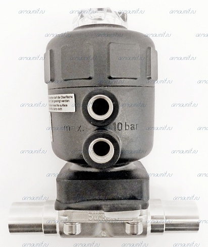 Клапан мембранный с пневмоприводом, тип 2031, A 15.0 EPDM VG, D19, Pmed 5 bar, Pilot 5-10 bar, Burkert
